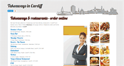 Desktop Screenshot of cardiff-takeaways.co.uk